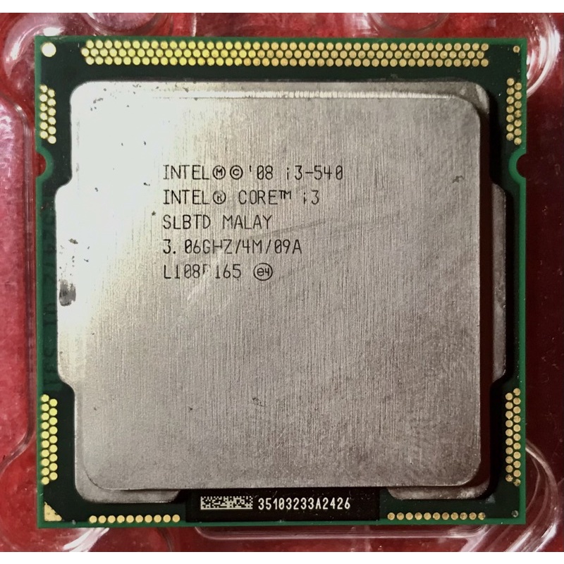 intel cpu i3-540 socket 1156🅰️✅💯