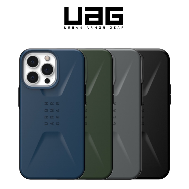 (พร้อมส่ง) UAG รุ่น Civilian - iPhone 13 เคสมือถือ เคสไอโฟน 13 Urban Armor Gear New iPhone 6.1" 202 