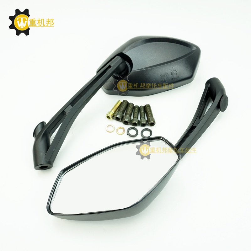 [moto] เหมาะสําหรับ Yamaha FZ6 XJ6 FZ1 FZ8 MT07 MT09 กระจกมองหลังกระจกมองหลังสะท้อนแสง