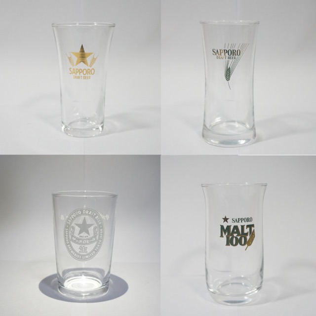 แก้ว SAPPORO ญี่ปุ่นหลายแบบ
