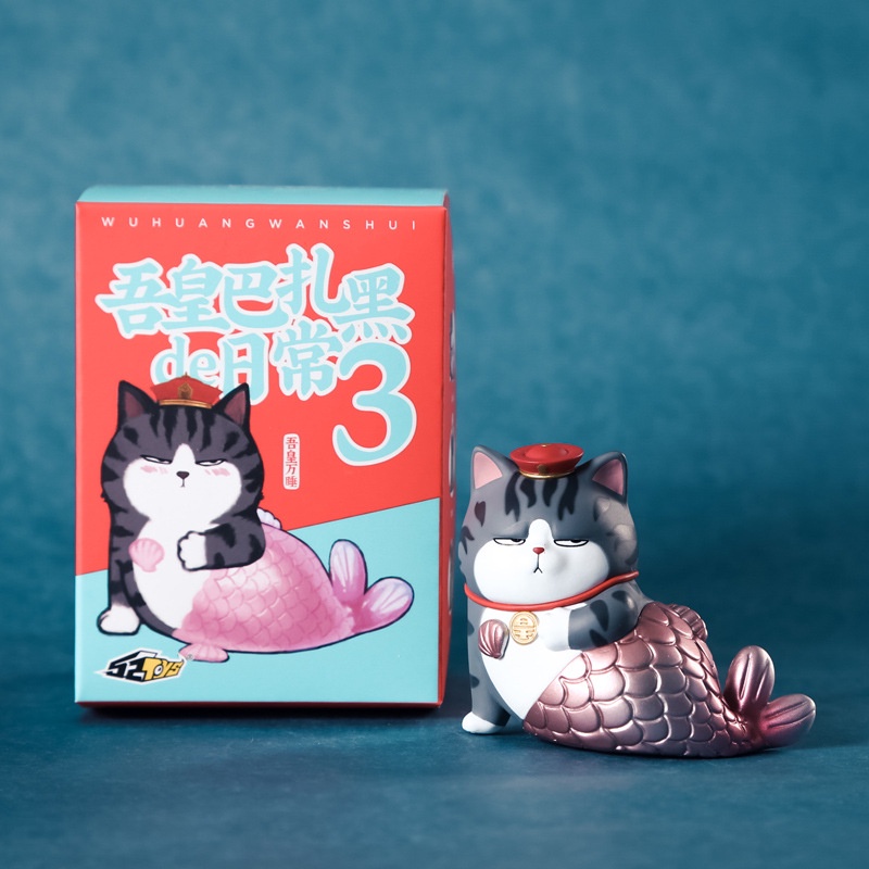 โมเดล หมา แมว อ้วน น่ารัก Model Dog Cat mermaid โมเดลนางเงือก 52TOYS BZH & WH Wuhuang Wanshui Bazahe