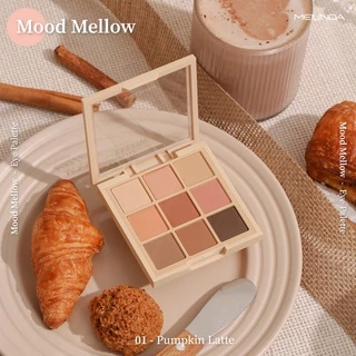 Mei Linda Mood Mellow Eye Palette Eyeshadow #MC3110 : meilinda เมลินดา มู้ด เมลโลว์ อาย อายแชโดว์ x 1 ชิ้น beautybakery
