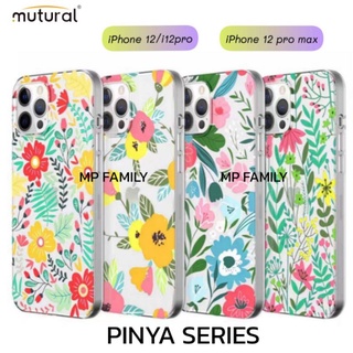 MUTURAL แท้ 💯% PINYA SERIES เคส3D ลายดอกไม้ iPhonei12 Series