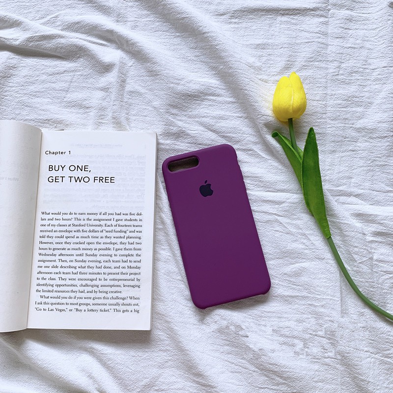New colorสีม่วง เคสซิลิโคน เคส IPhone XS MAX XR X 8 7 6 6s Plus TPU ...