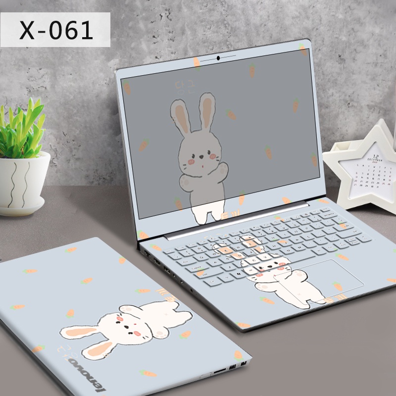 สติกเกอร์คอมพิวเตอร์แล็ปท็อปผิวไวนิล 2 ด้านสําหรับ 11/12/13/14/15/17 นิ้ว Universal สําหรับเปลือกโน้