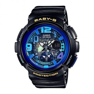 Casio Baby-G Womens Black Resin Strap Watch BGA-190GL-1B