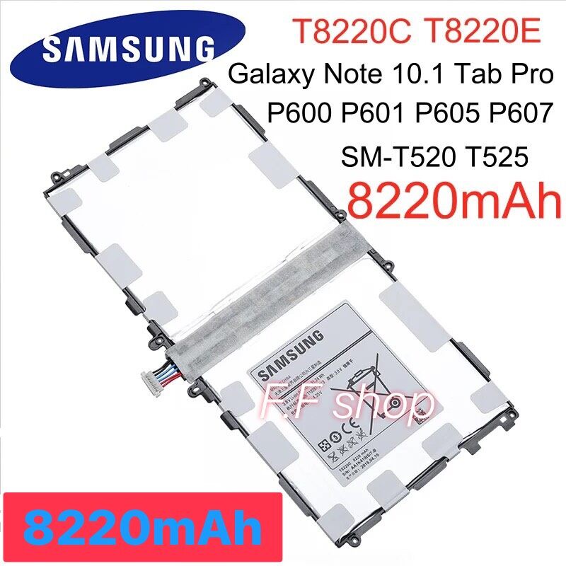ของแท้ 100% แบต Samsung Galaxy Note 10.1 ปี 2014 P600 P601 P605 P607 T520 T525 T8220C T8220E 8220mAh