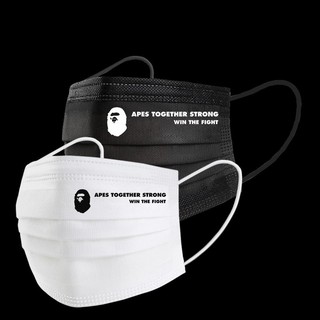Bape Mask หน้ากากสีดำ สีขาว