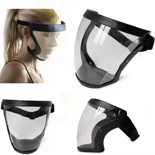 Miki .HP เฟสชิวหน้ากากใส face shield ใส แบบเต็มหน้าฝุ่นโปร่งใส หน้ากากป้องกัน PC