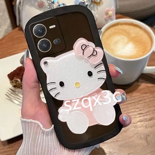 มาใหม่ เคสโทรศัพท์มือถือ TPU นิ่ม ปิดด้านหลัง ป้องกันเลนส์กล้อง ลาย KT หลากสี สําหรับ VIVO V25 5G V25e Y16 Y35 Y02s Y22 22S Y77 Y33T Y21T Y76 5G 4G Y16