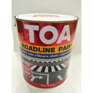 สีทาถนน TOA TRAFFICR 715 สีแดงสะท้อนแสง 3L.