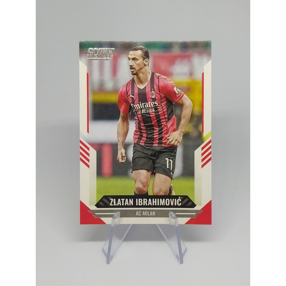 การ์ดบอล AC Milan 2021-22 Score  Soccer Cards