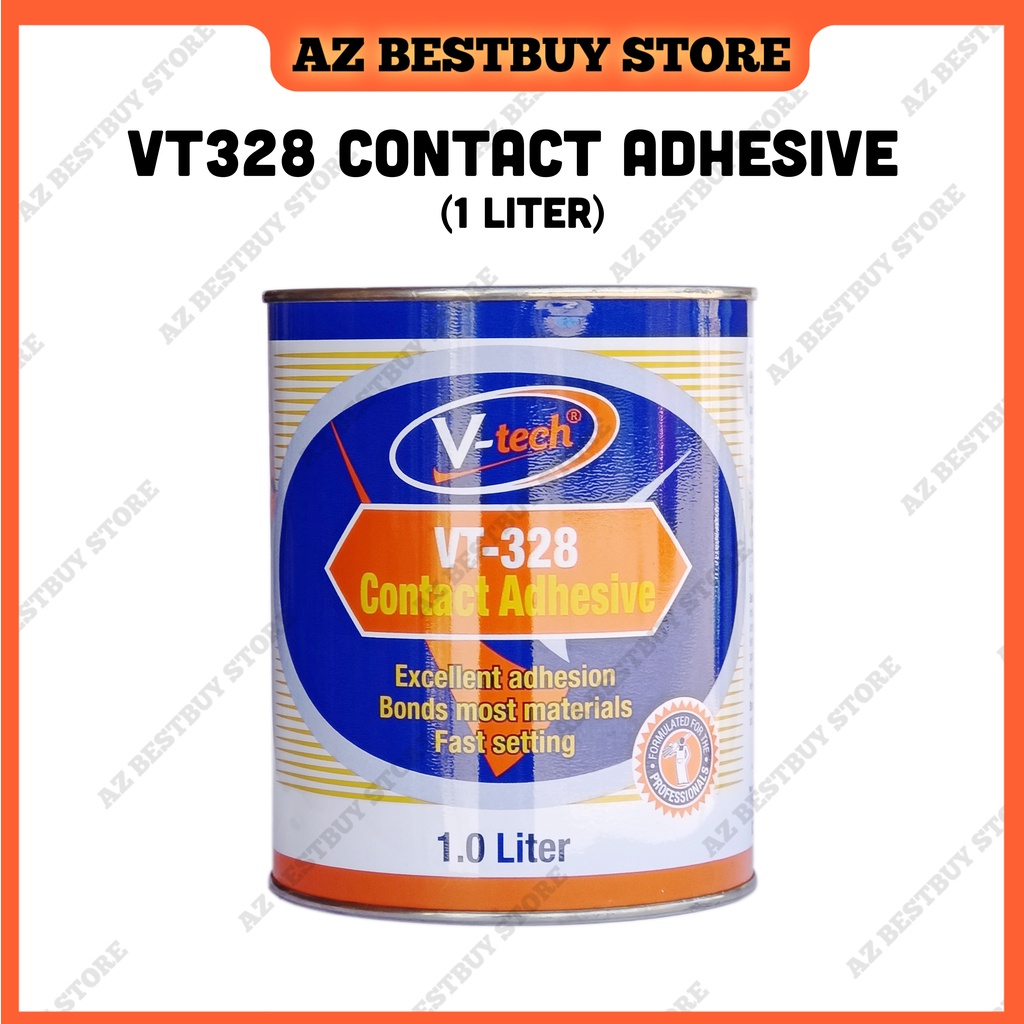 VTech VT328 1 Liter Contact Adhesive Formica Glue Table Laminate Glue