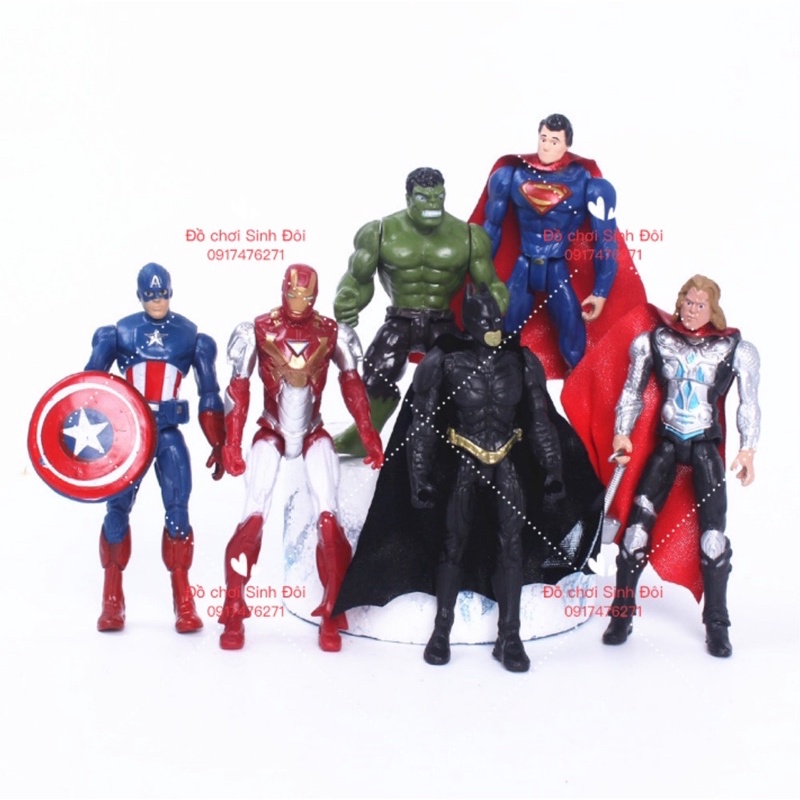 SUPERMAN MODEL 10CM - ชุด 6 ชิ้น