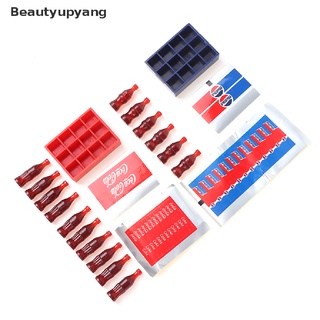 [Beautyupyang] ของเล่นโมเดลเครื่องดื่มจิ๋ว สําหรับตกแต่งบ้านตุ๊กตา 12 ชิ้น