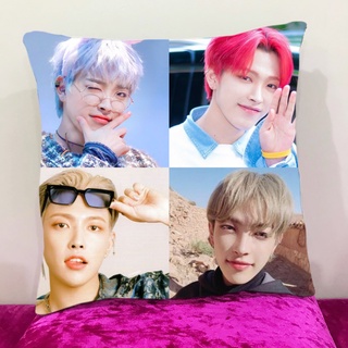 หมอนอิงสั่งทำ ใส่ได้4รูป หมอนอิงขนนุ่ม หมอนอิงโซฟา หมอนอิงในรถ หมอนอิง Cushions  คิมฮงจุง Kim Hongjoong ATEEZ