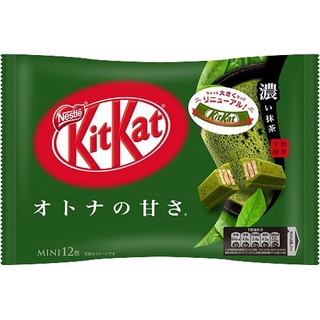 คิดแคท รสชาเขียวญี่ปุ่น🌿kitkat คิทแคทชาเขียวนำเข้าจากญี่ปุ่นหนึ่งห่อบรรจุ 12 ชิ้น