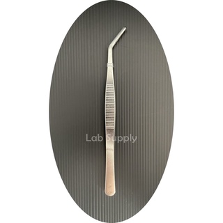 FORCEP ฟอร์เซป ปากคีบสแตนเลส ปลายโค้ง , ปลายทู่ (แบบไม่มีเขี้ยว) Tweezer with Curved , Tweezer with Blunt