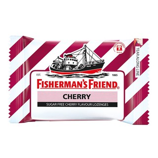 Fisherman’s Friend Sugar Free Cherry 25g ฟิชเชอร์แมนส์ เฟรนด์ ลูกอมปราศจากน้ำตาล กลิ่นเชอร์รี่