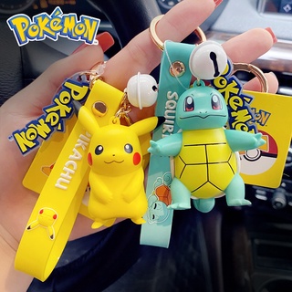 พวงกุญแจโปเกมอน Go Bulbasaur Psyduck Pokemon figure key chain