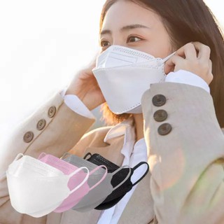 KF94 Mask  หน้ากากอนามัยทรงเกาหลี เเพ๊คละ10ชิ้น แพคเกจใหม่​