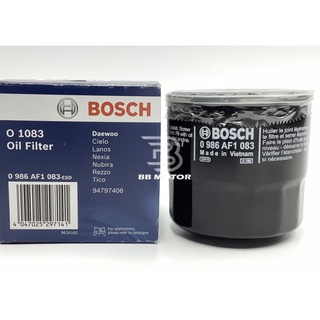 กรองน้ำมันเครื่อง Bosch Aveo, Optra #1083