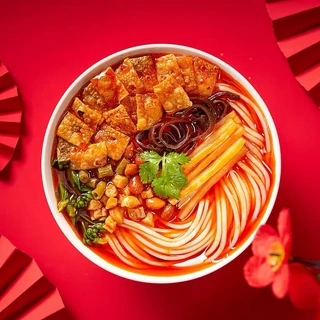 ก๋วยเตี๋ยวพริกเผาจีน(หลัวซือเฝิน) 螺霸王﻿ 好欢螺 螺蛳粉 306g