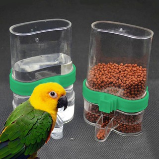 Water Cage Fountain Bird Canary Budgie Cockatiel Seed Feeder Pet Automatic Food