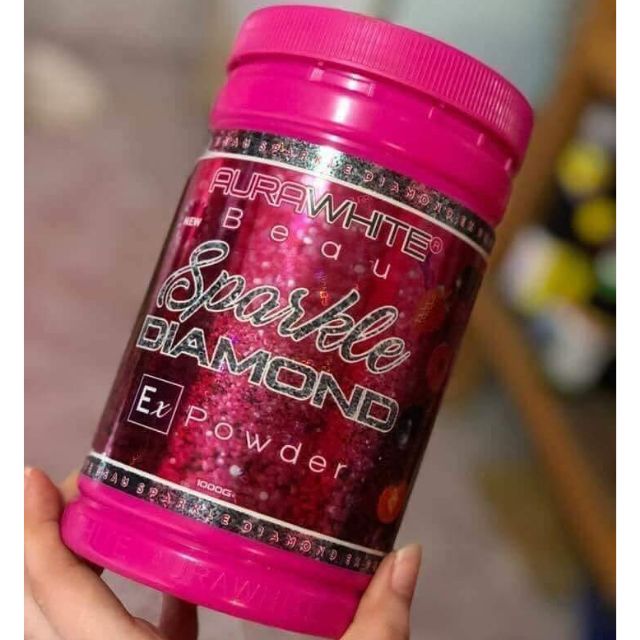 Aura White Sparkle Diamond คอลลาเจนมาเลย์ เหมาะสำหรับคนเป็นสิว ฝ้า กระ รอยดำ รอยย่น ผิวคล้ำดำ