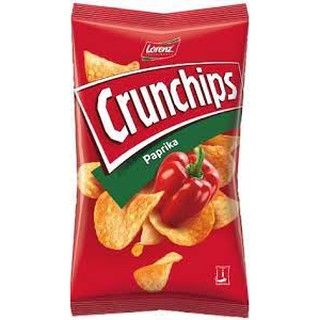 lorenz crunchips paprika 100g. ลอเรนซ์มันฝรั่งครั้นชิพส์รสปาปริก้า 100 กรัม