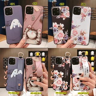 เคสโทรศัพท์มือถือฝาหลังโทรศัพท์นุ่มและบางเฉียบแบบนูน 3D Samsung Galaxy A32 A52 A42 S21 Ultra S21+ Phone Case 3D Emboss Soft Slim Mobile Back Cover With Wristband