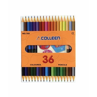 สีไม้คอลลีน colleen36สี 2หัว No.785