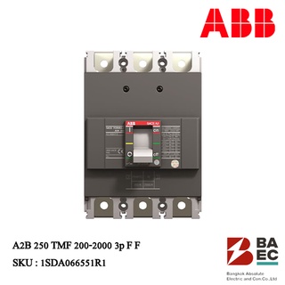 MCCB A2B 250 TMF 200A 3P 18KA FF