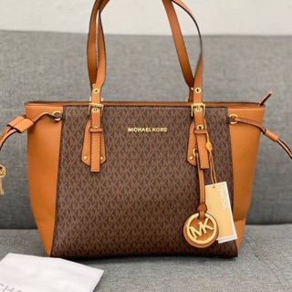 Michael kors  TOTE BAG กระเป๋าสะพายไหล่ทรง Tote ใบใหญ่กำลังดีหนัง Saffiano สวยหรูอยู่ทรง