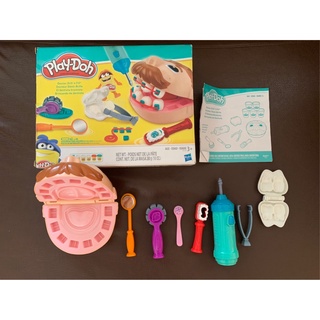 [มือสอง] *ไม่มีแป้งโดว์ Play-Doh (Hasbro) Doctor Drill’n Fill อุปกรณ์แม่พิมพ์แป้งโดว์ ชุดหมอฟัน (Dentist)