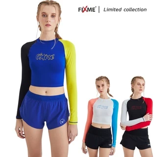 🧨 Clearance Sale! Up to 70% off! เสื้อวิ่งเอวลอย รุ่น 3Tone เสื้อเอวลอย กันUV 99% Top Limited collection