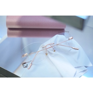 CICCIO | Rimless “ทรงแคทอาย” สั่งตัดตามค่าสายตาได้