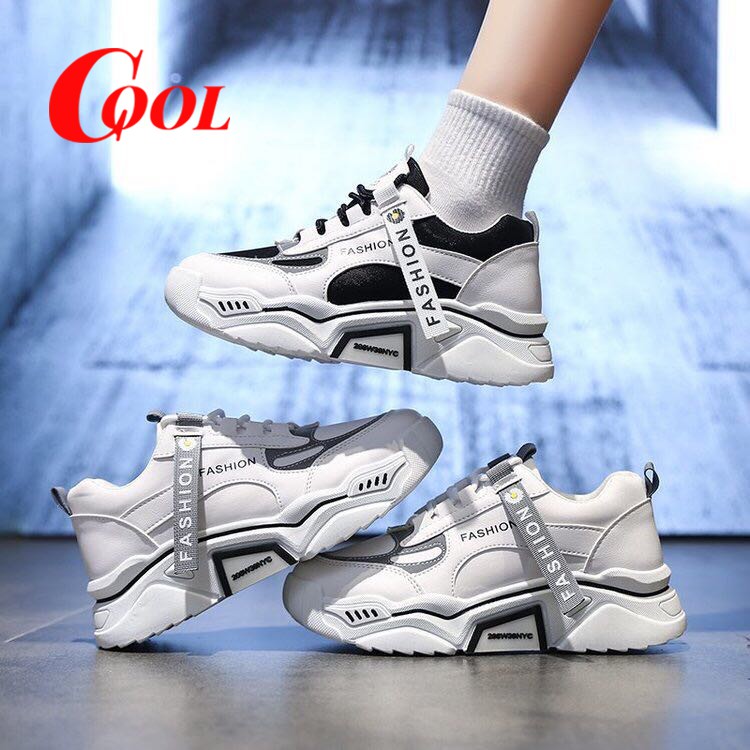 โปรโมชั่น (มาใหม่ AR-6601)  รองเท้าผ้าใบผู้หญิง เสริมส้น 5 ซม.