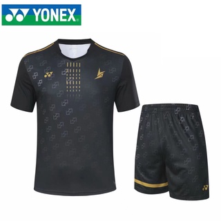 Yonex เสื้อผ้าแบดมินตัน แขนสั้น คอกลม แบบแห้งเร็ว แฟชั่นฤดูร้อน สําหรับผู้ชาย และผู้หญิง