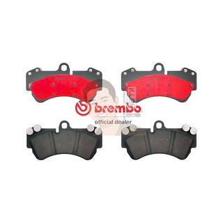 P85 069C ผ้าเบรก-F-แท้ BREMBO รุ่น Ceramic : PORSCHE Cayenne (955) 3.0 3.6 4.8S (330 mm Disc) คาเยนน์ 02-&gt; การันตีคุณ...