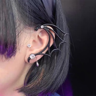 🔥Sale🔥ต่างหูรูปค้างคาวประดับเพชร Bat Gothic Earring พร้อมส่ง