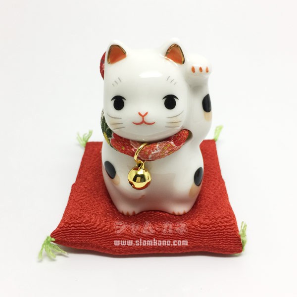 Shiawase แมวกวักนำโชค 7195 กวักซ้าย เครื่องรางญี่ปุ่น made in Japan 🇯🇵