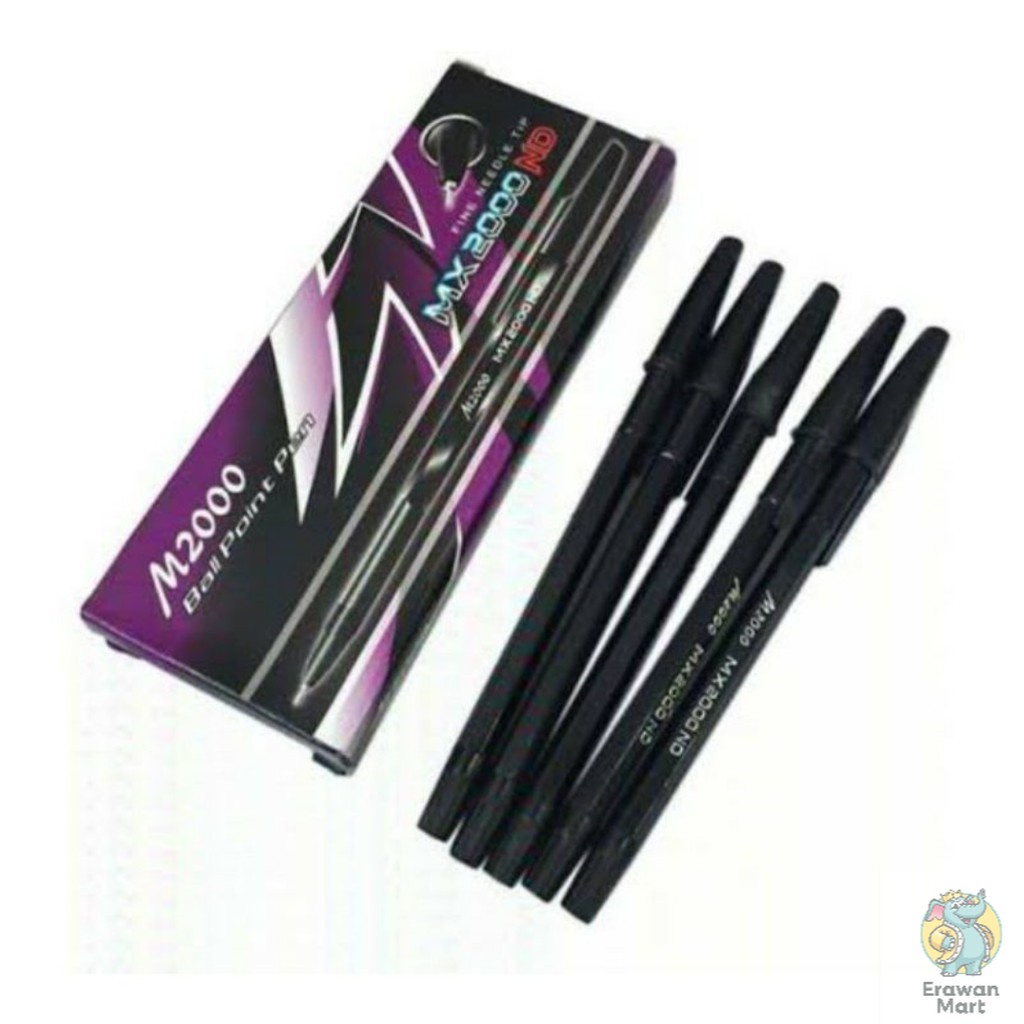 ปากกา 12 ชิ้น M2000 ปากกา BALLPOINT MX 2000