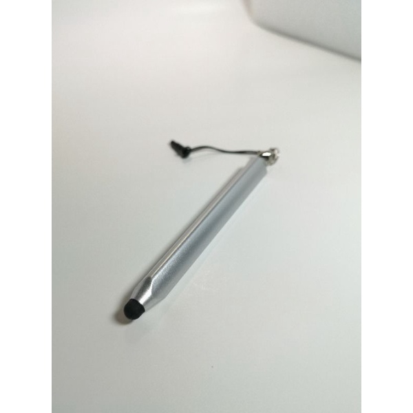 (สินค้ามือสอง)​ปากกาทัชสกรีน​ Stylus Pen Tablet สภาพดี​ สีเงิน​ 10cm.​