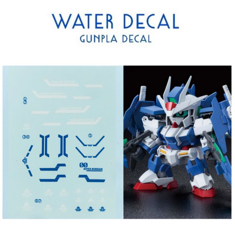 Decal 105 SDCS Gundam OO Diver ยี่ห่อ X-Y model
