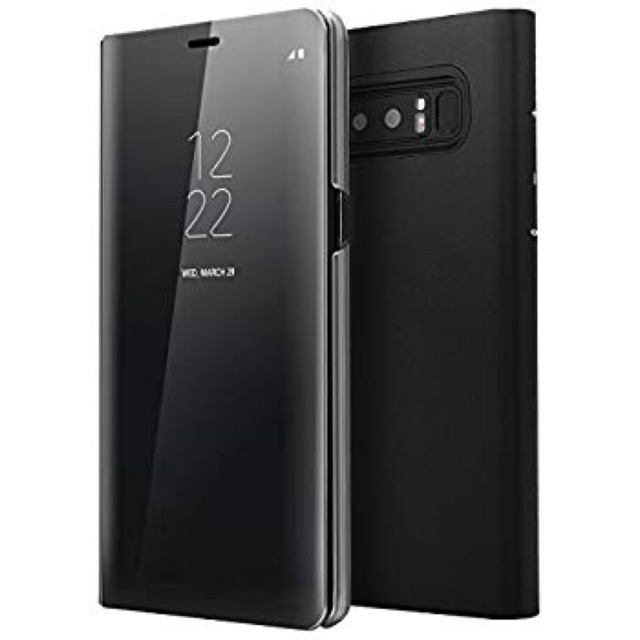 เคส Samsung Galaxy note 8 ฝาใส ผิวกระจก Flip Clear View Cover