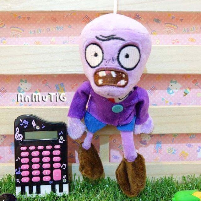 พวงกุญแจ ตุ๊กตา ซอมบี้ จากเกม Plant vs Zombie Doll