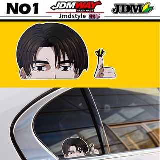 Jdm Initial D Drift Racing สติกเกอร์ กันน้ํา สําหรับติดตกแต่งรถยนต์ Fujiwara Takumi