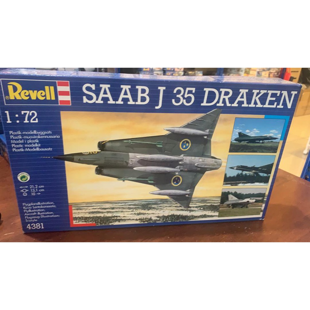 Revell 4381 SAAB J 35 Draken 1/72