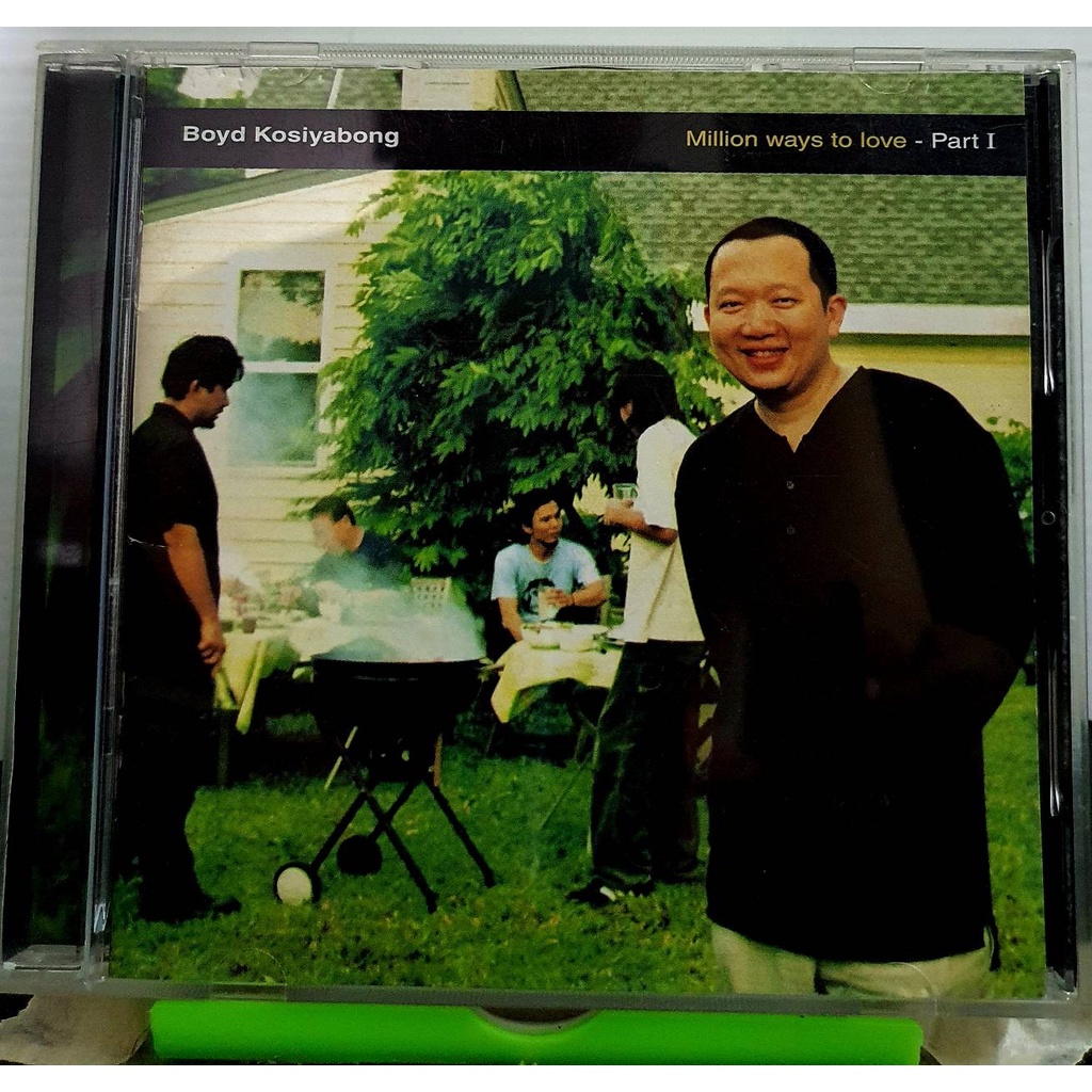 CD ซีดีเพลง Boyd Kosiyabong million ways to love - Part 1